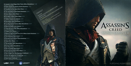 V.A. Assassin's Creed Music Sampler Volume 2 Booklet Front & Back.jpg