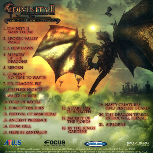 Kirill Pokrovsky Divinity II: The Dragon Knight Saga The Original Soundtrack Sleeve Back.jpg